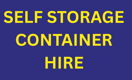 Self Storage Container Hire
